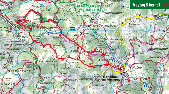 Karte Ruine Prandegg