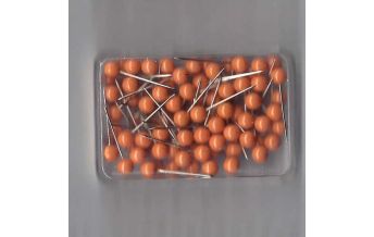 Poster und Wandkarten Stecknadeln 100 Stk. orange Albert GmbH & Co