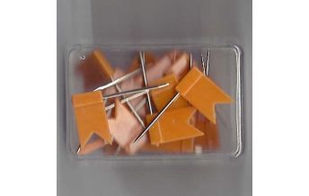 Poster und Wandkarten Standarten 20 Stk. orange Albert GmbH & Co