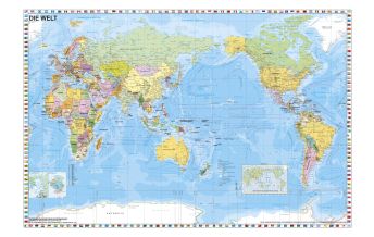 Weltkarten Weltkarte pazifikständisch politisch 1:38.000.000 Stiefel GmbH