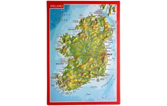 Raised Relief Maps Georelief Postkarte - Irland georelief GbR