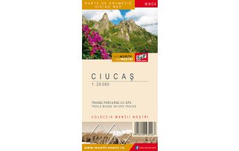 Wanderkarten Rumänien Wanderkarte MN-04, Ciucaș 1:25.000 Schubert & Franzke & Muntii Nostri