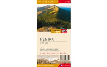 Wanderkarten Rumänien Wanderkarte MN-27, Nemira 1:65.000 Schubert & Franzke & Muntii Nostri