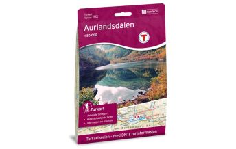 Wanderkarten Skandinavien Turkart 2565, Aurlandsdalen 1:50.000 Nordeca