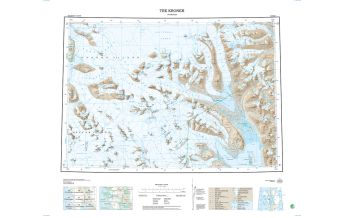 Wanderkarten Skandinavien Topografische Karte B7, Tre Kroner 1:100.000 Norsk Polarinstitut