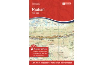 Hiking Maps Europe Norge-serien-Karte 10025, Rjukan 1:50.000 Nordeca
