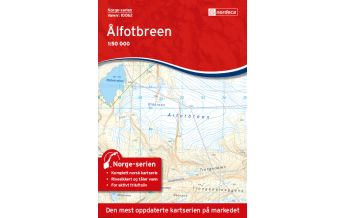 Hiking Maps Scandinavia Norge-serien-Karte 10062, Ålfotbreen 1:50.000 Nordeca