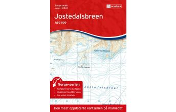 Wanderkarten Skandinavien Norge-serien-Karte 10063, Jostesdalsbreen 1:50.000 Nordeca