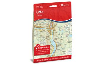 Hiking Maps Europe Norge-serien-Karte 10065, Otta 1:50.000 Nordeca