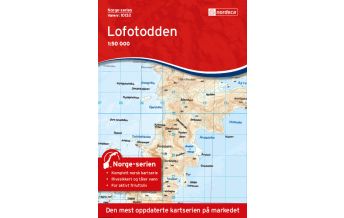 Wanderkarten Skandinavien Norge-serien-Karte 10132, Lofotodden 1:50.000 Nordeca