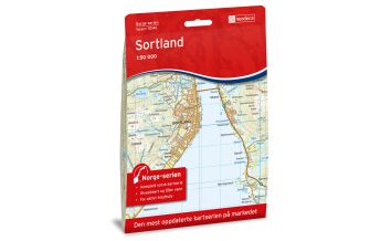 Hiking Maps Scandinavia Norge-serien-Karte 10141, Sortland 1:50.000 Nordeca