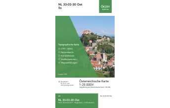 Wanderkarten Steiermark BEV-Karte 4230-Ost, Ilz 1:25.000 BEV – Bundesamt für Eich- und Vermessungswesen