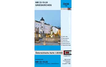 Wanderkarten Österreich BEV-Karte 3324, Grieskirchen 1:50.000 BEV – Bundesamt für Eich- und Vermessungswesen