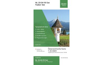 Wanderkarten Österreich BEV-Karte 3118-Ost, Faaker See 1:25.000 BEV – Bundesamt für Eich- und Vermessungswesen