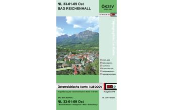Hiking Maps Salzburg BEV-Karte 3209-Ost, Bad Reichenhall 1:25.000 BEV – Bundesamt für Eich- und Vermessungswesen