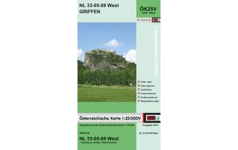 Wanderkarten Kärnten BEV-Karte 4109-West, Griffen 1:25.000 BEV – Bundesamt für Eich- und Vermessungswesen