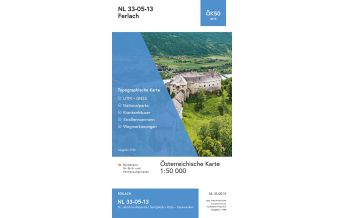 BEV-Karte 4113, Ferlach/Borovlje 1:50.000 BEV – Bundesamt für Eich- und Vermessungswesen
