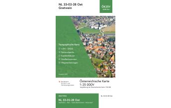 Wanderkarten Steiermark BEV-Karte 4228-Ost, Gratwein 1:25.000 BEV – Bundesamt für Eich- und Vermessungswesen