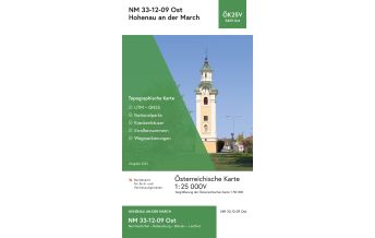 Hiking Maps Austria BEV-Karte 5309-Ost, Hohenau an der March 1:25.000 BEV – Bundesamt für Eich- und Vermessungswesen