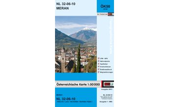 Wanderkarten Europa BEV-Karte 2110, Meran/Merano 1:50.000 BEV – Bundesamt für Eich- und Vermessungswesen