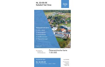 Wanderkarten Steiermark BEV-Karte 4105, Kalsdorf bei Graz 1:50.000 BEV – Bundesamt für Eich- und Vermessungswesen