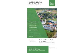 Hiking Maps Styria BEV-Karte 4105-West, Kalsdorf bei Graz 1:25.000 BEV – Bundesamt für Eich- und Vermessungswesen