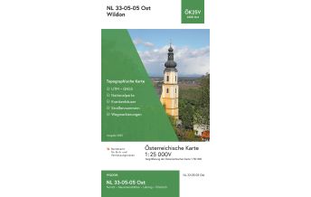 Wanderkarten Steiermark BEV-Karte 4105-Ost, Wildon 1:25.000 BEV – Bundesamt für Eich- und Vermessungswesen