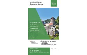 Wanderkarten Steiermark BEV-Karte 4104-Ost, Deutschlandsberg 1:25.000 BEV – Bundesamt für Eich- und Vermessungswesen