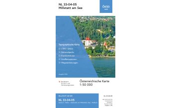 Wanderkarten Kärnten BEV-Karte 3105, Millstatt am See 1:50.000 BEV – Bundesamt für Eich- und Vermessungswesen