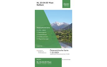 Wanderkarten Österreich BEV-Karte 3105-West, Reißeck 1:25.000 BEV – Bundesamt für Eich- und Vermessungswesen