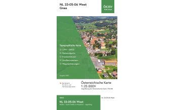 Wanderkarten Steiermark BEV-Karte 4106-West, Gnas 1:25.000 BEV – Bundesamt für Eich- und Vermessungswesen