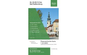 Hiking Maps Austria BEV-Karte 4112-Ost, Bad Radkersburg 1:25.000 BEV – Bundesamt für Eich- und Vermessungswesen