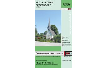 Wanderkarten Österreich BEV-Karte 3207-West, Degerndorf am Inn 1:25.000 BEV – Bundesamt für Eich- und Vermessungswesen