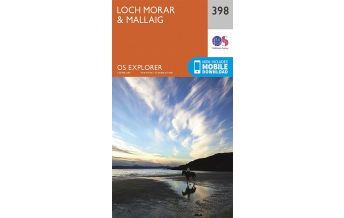 Hiking Maps Scotland OS Explorer Map 398, Loch Morar & Mallaig 1:25.000 Ordnance Survey UK