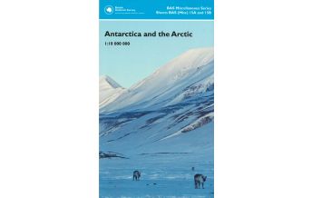 Straßenkarten Antarctica and the Arctic - Antarktis & Arktis 1:10.000.000 British Antarctic Survey