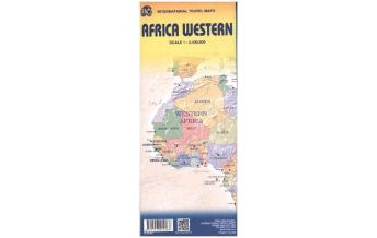 Road Maps International Travel Map ITM Topographische Karte Africa Western ITMB