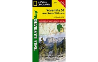 Hiking Maps North and Central America 309 National Geographic Map - Yosemite SE National Geographic - Trails Illustrated