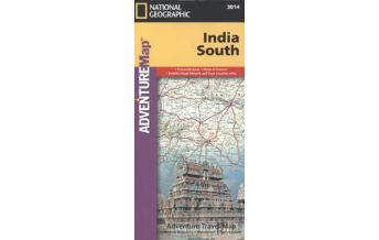 Road Maps India South National Geographic Society Maps
