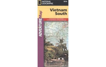 Straßenkarten Asien Vietnam South National Geographic Society Maps