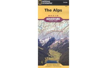Straßenkarten Alps National Geographic Society Maps
