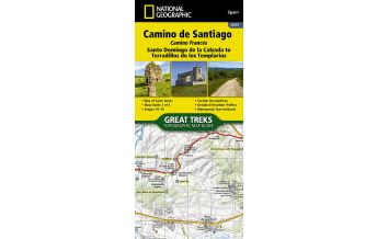 Long Distance Hiking NG Kartenheft 4003, Camino de Santiago - Camino Francés 1:50.000 National Geographic - Trails Illustrated