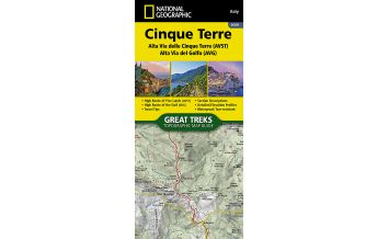 Ski Touring Maps NG Kartenheft 4006, Cinque Terre 1:50.000 National Geographic Society Maps