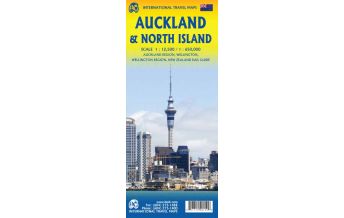 Stadtpläne ITMB Travel Map - Auckland 1:12.500 Neuseeland Nord Insel 1:650.000 ITMB