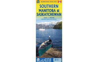 Straßenkarten Nord- und Mittelamerika Southern Manitoba & Saskatchewan ITMB