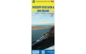 Straßenkarten Nord- und Mittelamerika New Orleans & Mississippi River Basin 1:15.000 / 1:800.000 ITMB