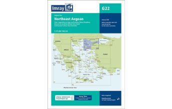 Imray Seekarten Imray Seekarte Griechenland/Türkei G22, Northeast Aegean Sea 1:275.000 FB Imray Laurie Norie & Wilson