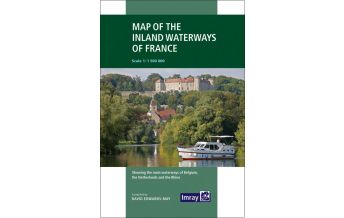 Revierführer Binnen Map of the Inland Waterways of France 1:1.500.000 FB Imray Laurie Norie & Wilson