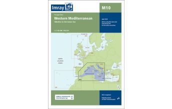 Nautical Charts Mediterranean Imray Seekarte M10 - Western Mediterranean 1:2.750.000 Imray, Laurie, Norie & Wilson Ltd.