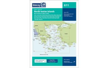 Seekarten Griechenland Imray Seekarte G11 - North Ionian Islands Nísos Kérkira to Nísos Levkas 1:185.000 FB Imray Laurie Norie & Wilson