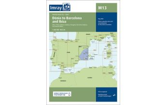 Imray Charts Imray Seekarte Spanien - M13 Dénia to Barcelona and Ibiza 1:440.000 Imray, Laurie, Norie & Wilson Ltd.